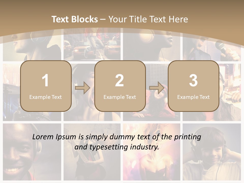 Music Lifestyle PowerPoint Template