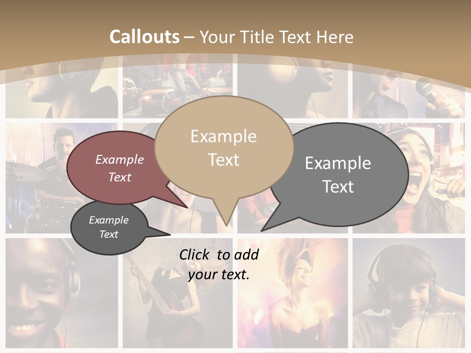 Music Lifestyle PowerPoint Template