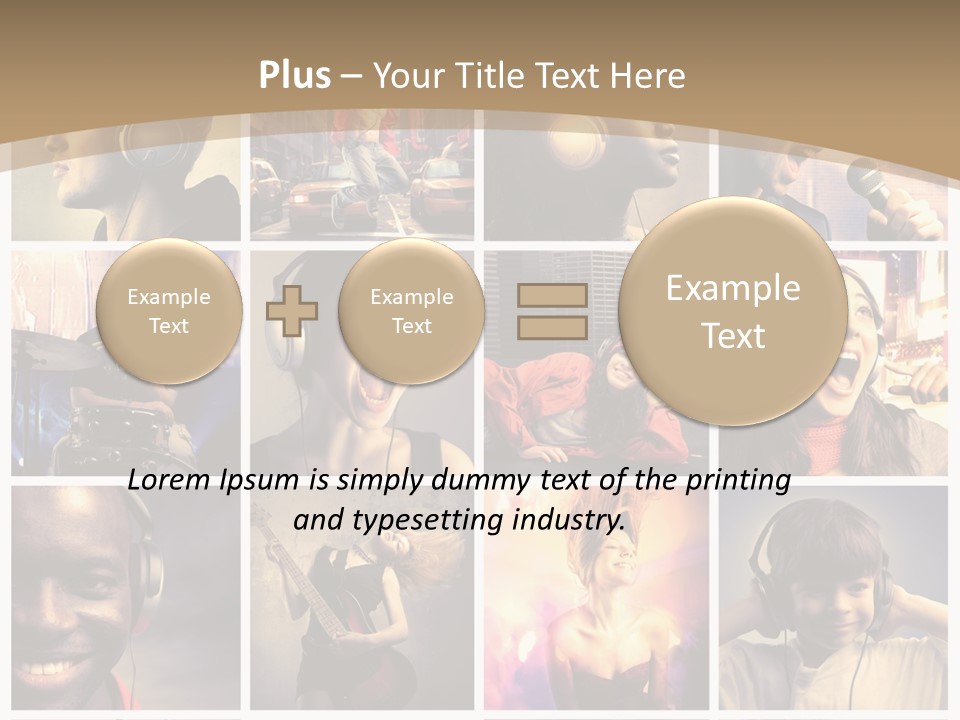 Music Lifestyle PowerPoint Template