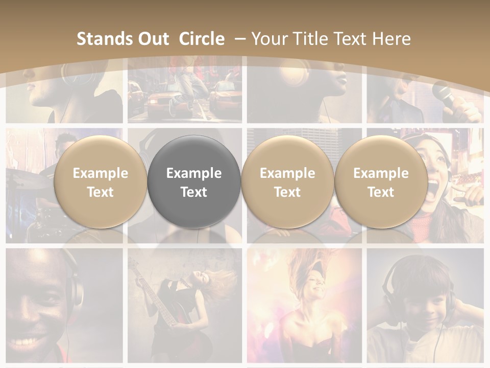 Music Lifestyle PowerPoint Template