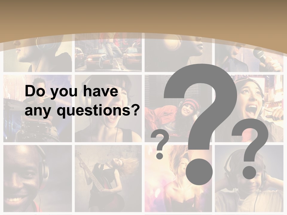 Music Lifestyle PowerPoint Template