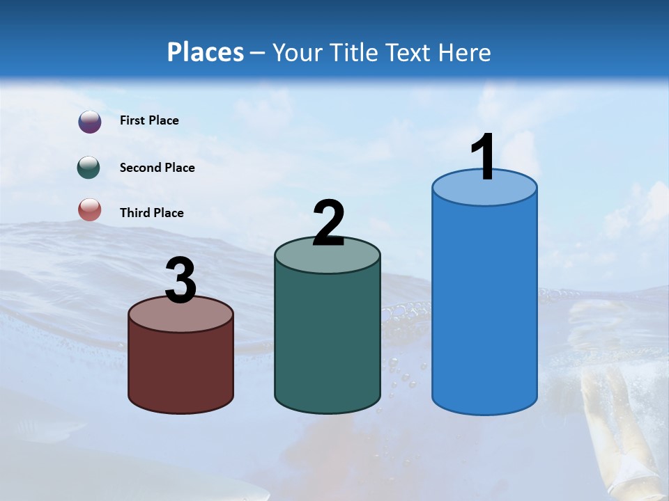 Underwater Shark Attack PowerPoint Template