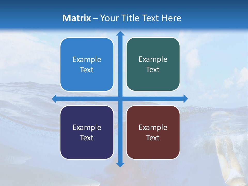 Underwater Shark Attack PowerPoint Template