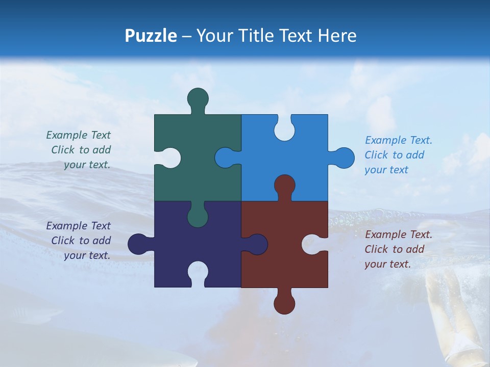 Underwater Shark Attack PowerPoint Template