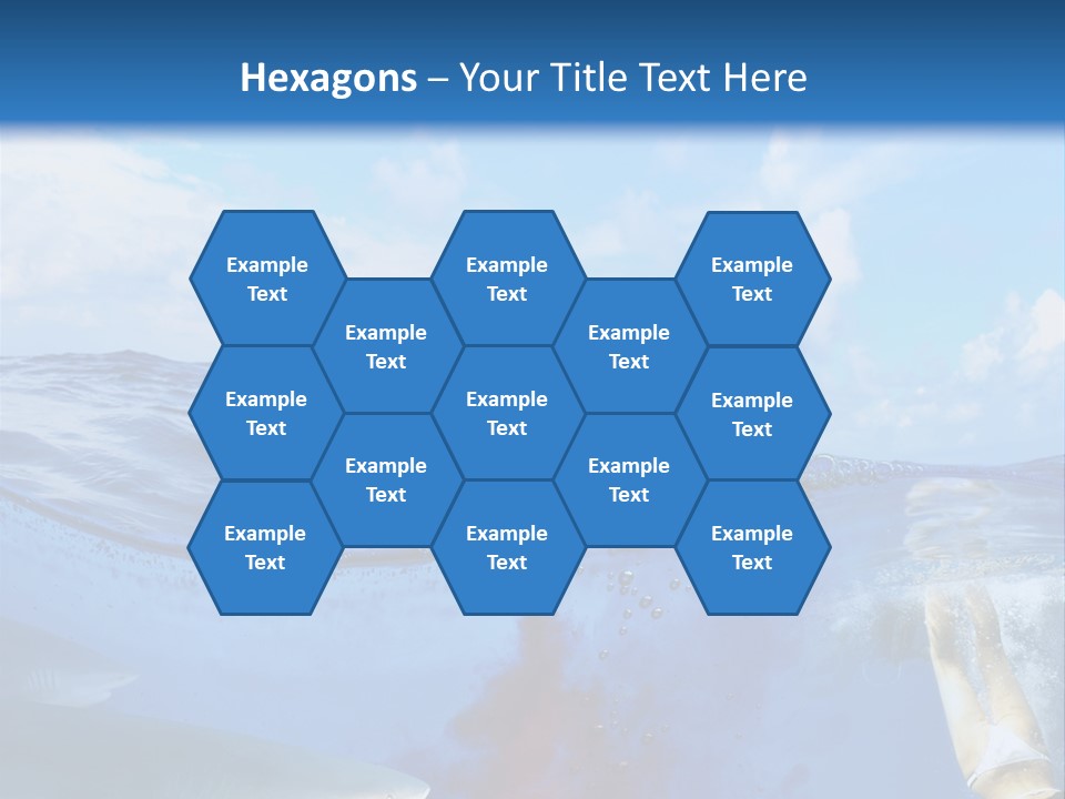 Underwater Shark Attack PowerPoint Template