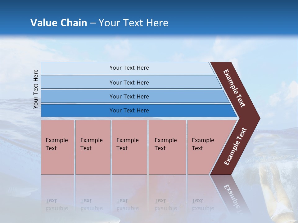 Underwater Shark Attack PowerPoint Template