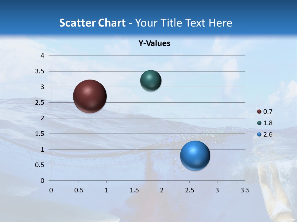 Underwater Shark Attack PowerPoint Template