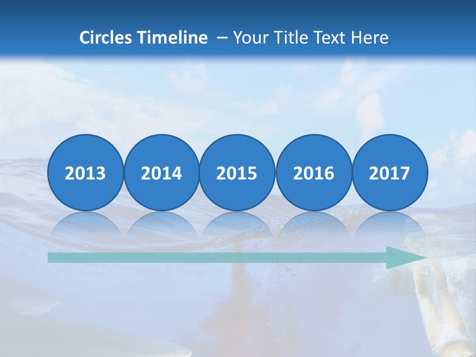 Underwater Shark Attack PowerPoint Template