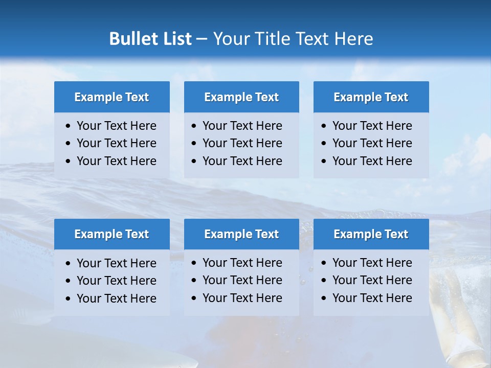 Underwater Shark Attack PowerPoint Template