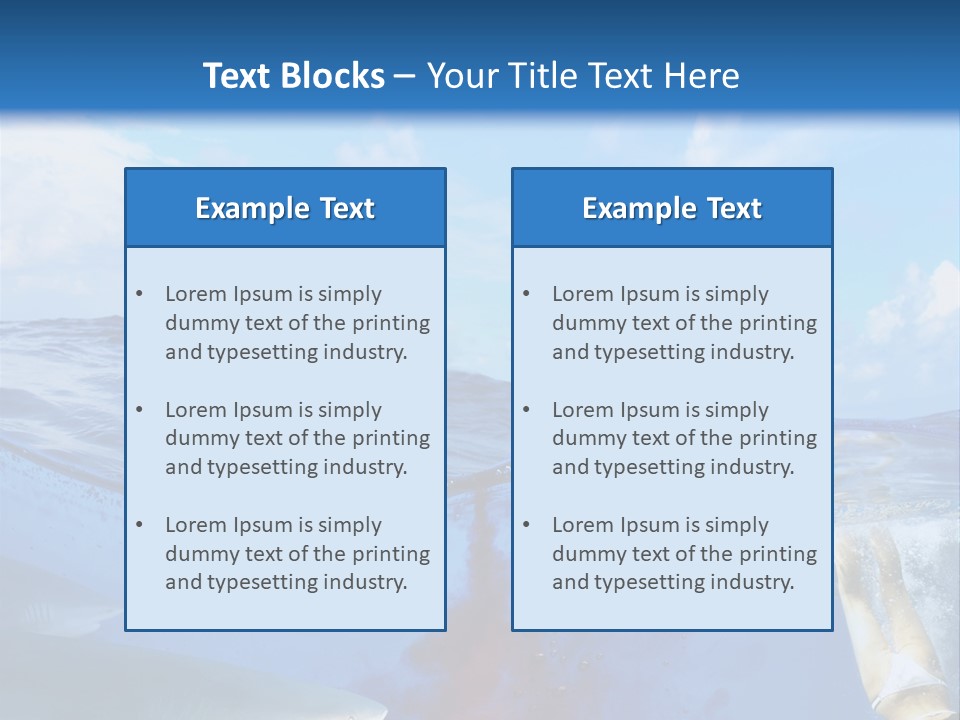 Underwater Shark Attack PowerPoint Template