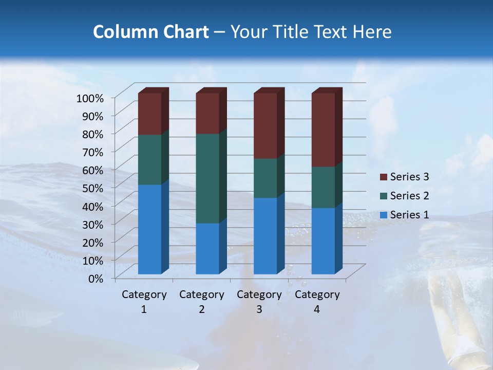 Underwater Shark Attack PowerPoint Template