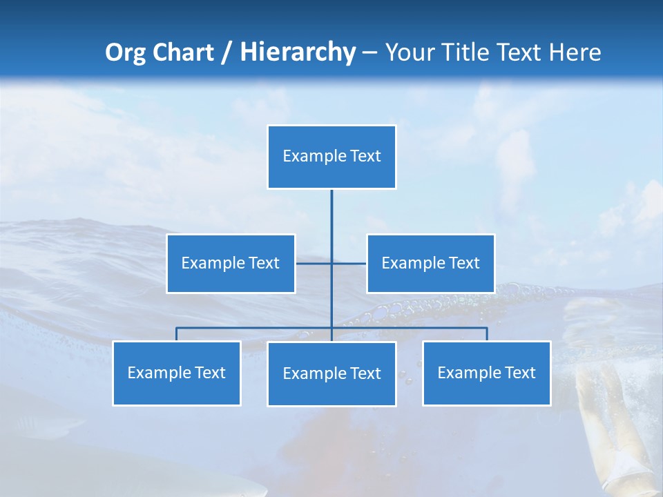 Underwater Shark Attack PowerPoint Template