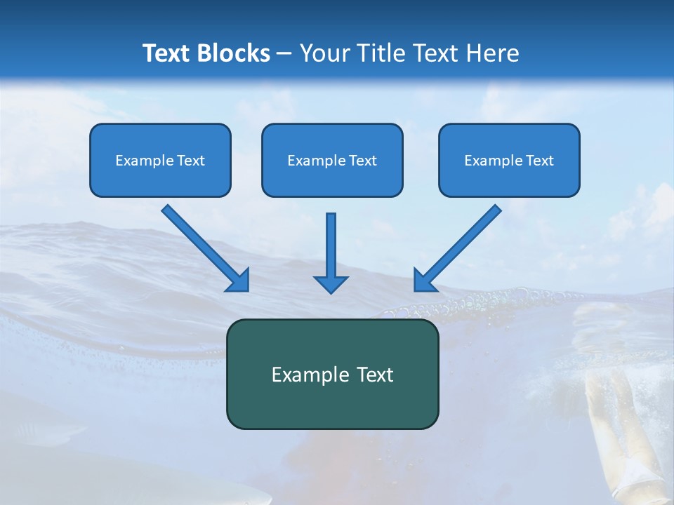 Underwater Shark Attack PowerPoint Template