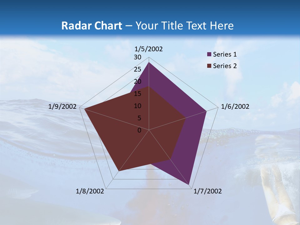 Underwater Shark Attack PowerPoint Template