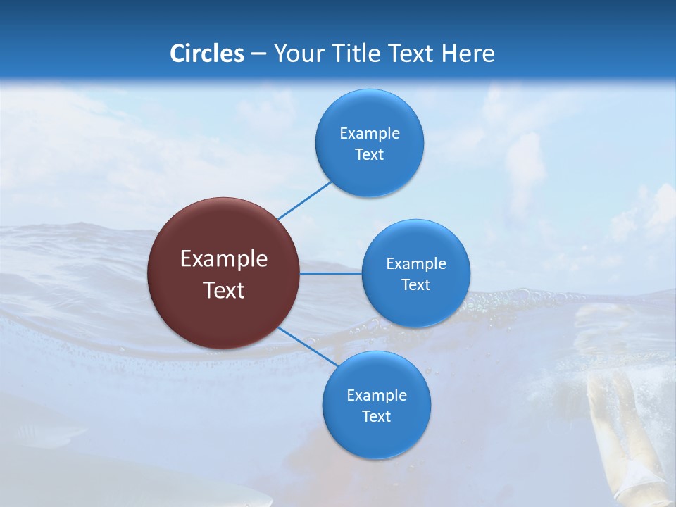 Underwater Shark Attack PowerPoint Template