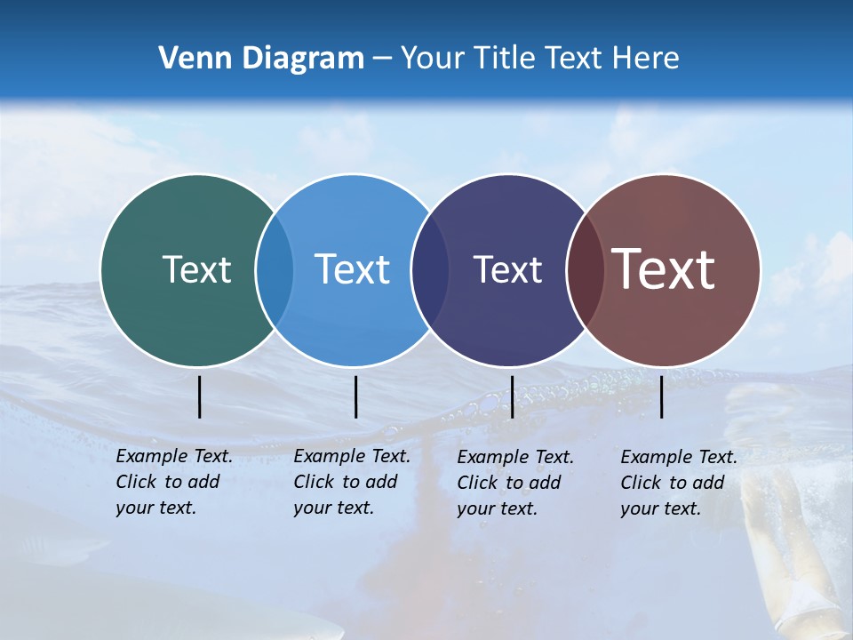 Underwater Shark Attack PowerPoint Template