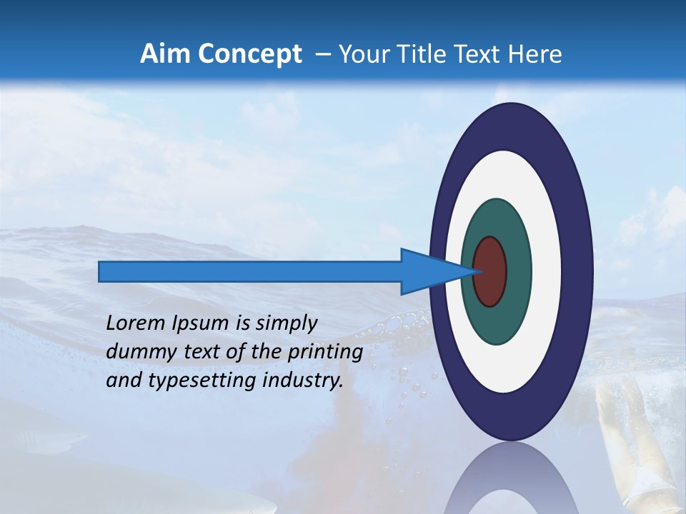 Underwater Shark Attack PowerPoint Template