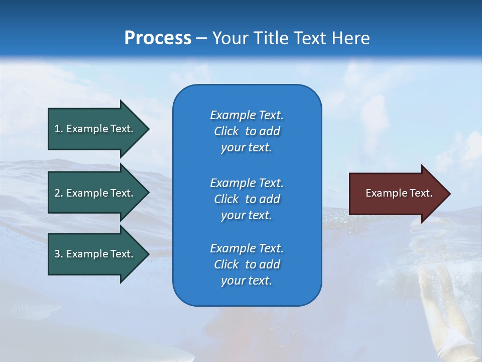 Underwater Shark Attack PowerPoint Template