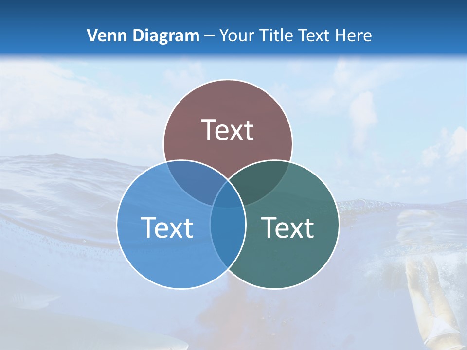 Underwater Shark Attack PowerPoint Template