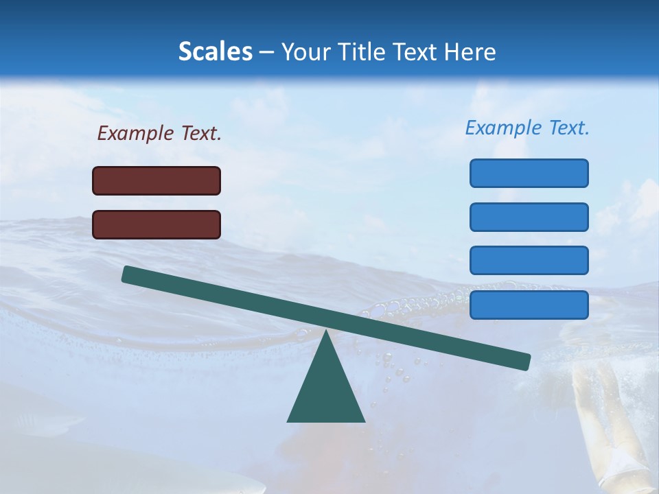 Underwater Shark Attack PowerPoint Template