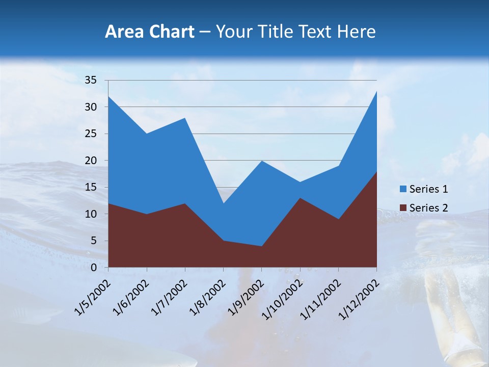 Underwater Shark Attack PowerPoint Template