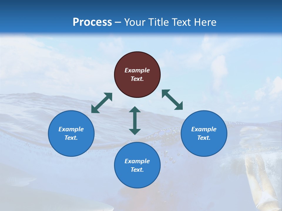 Underwater Shark Attack PowerPoint Template