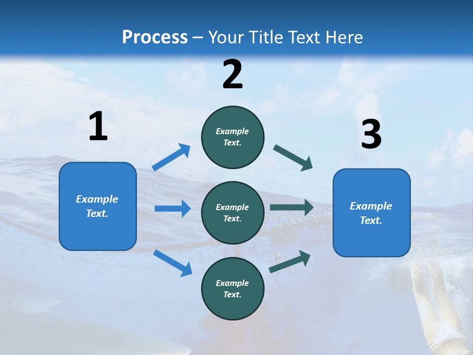 Underwater Shark Attack PowerPoint Template