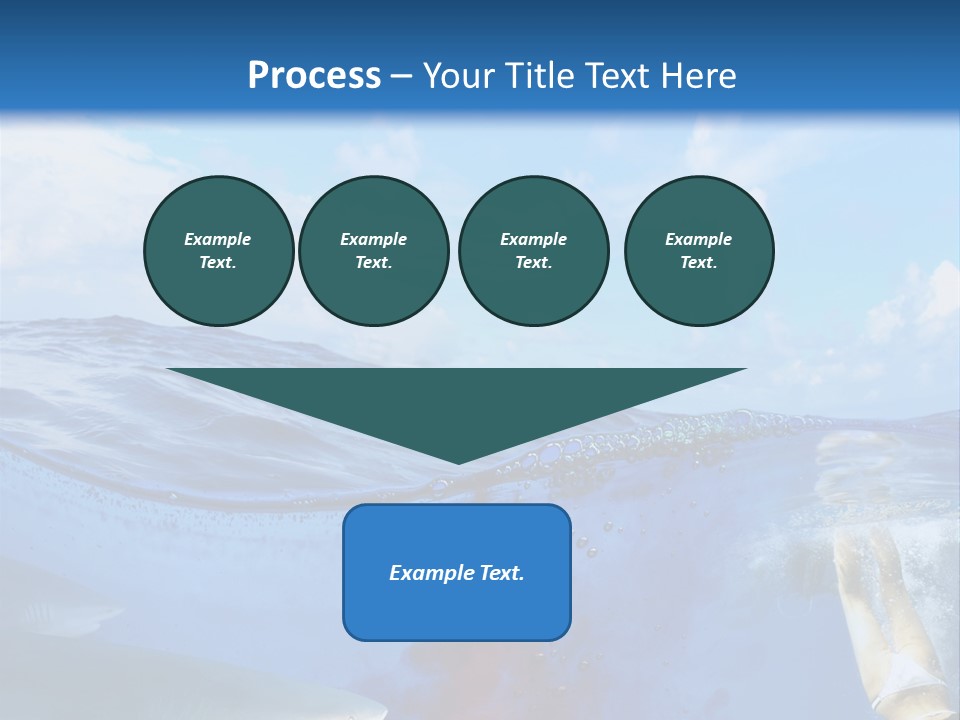 Underwater Shark Attack PowerPoint Template