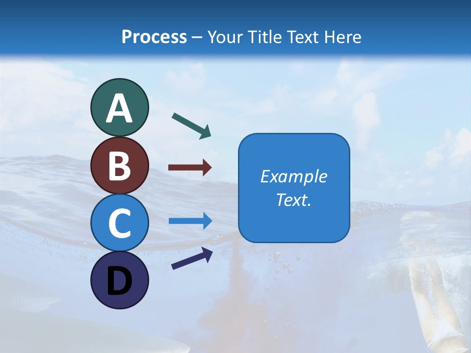 Underwater Shark Attack PowerPoint Template