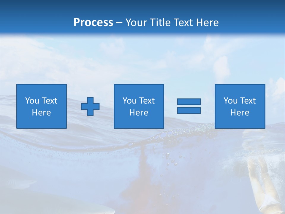 Underwater Shark Attack PowerPoint Template