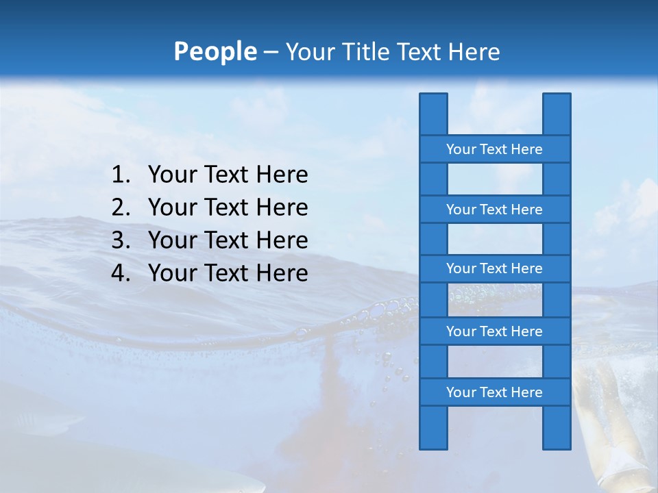 Underwater Shark Attack PowerPoint Template