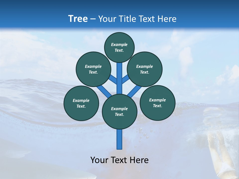 Underwater Shark Attack PowerPoint Template