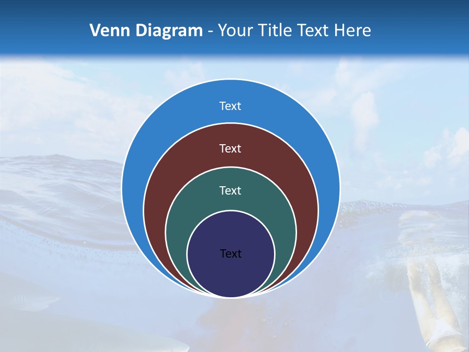 Underwater Shark Attack PowerPoint Template