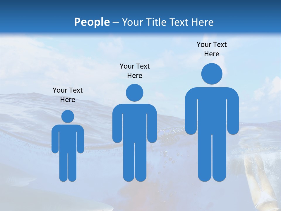 Underwater Shark Attack PowerPoint Template