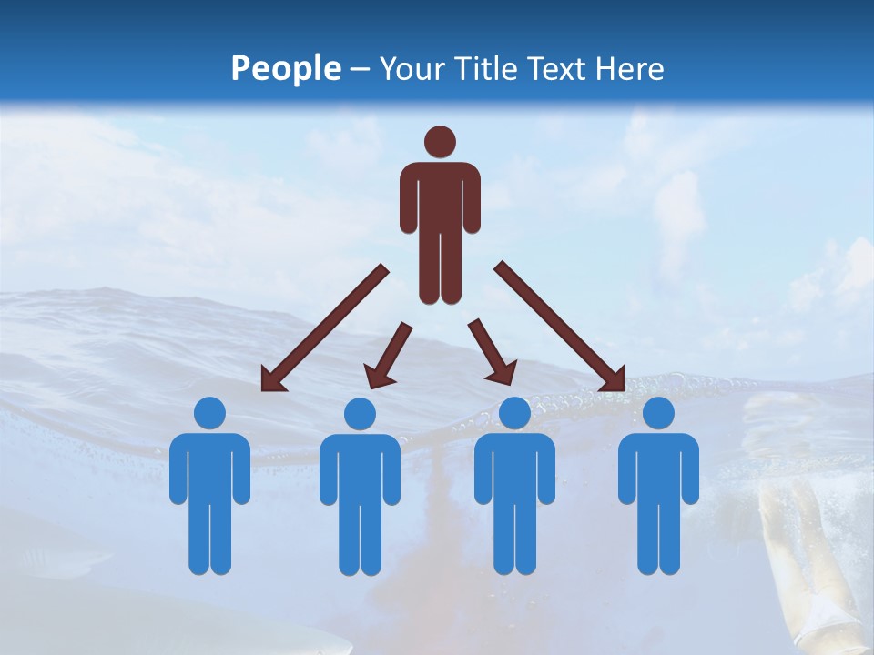 Underwater Shark Attack PowerPoint Template