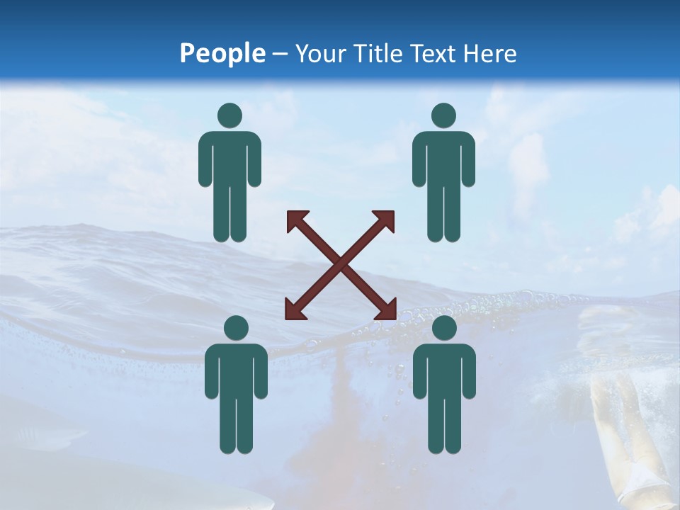 Underwater Shark Attack PowerPoint Template