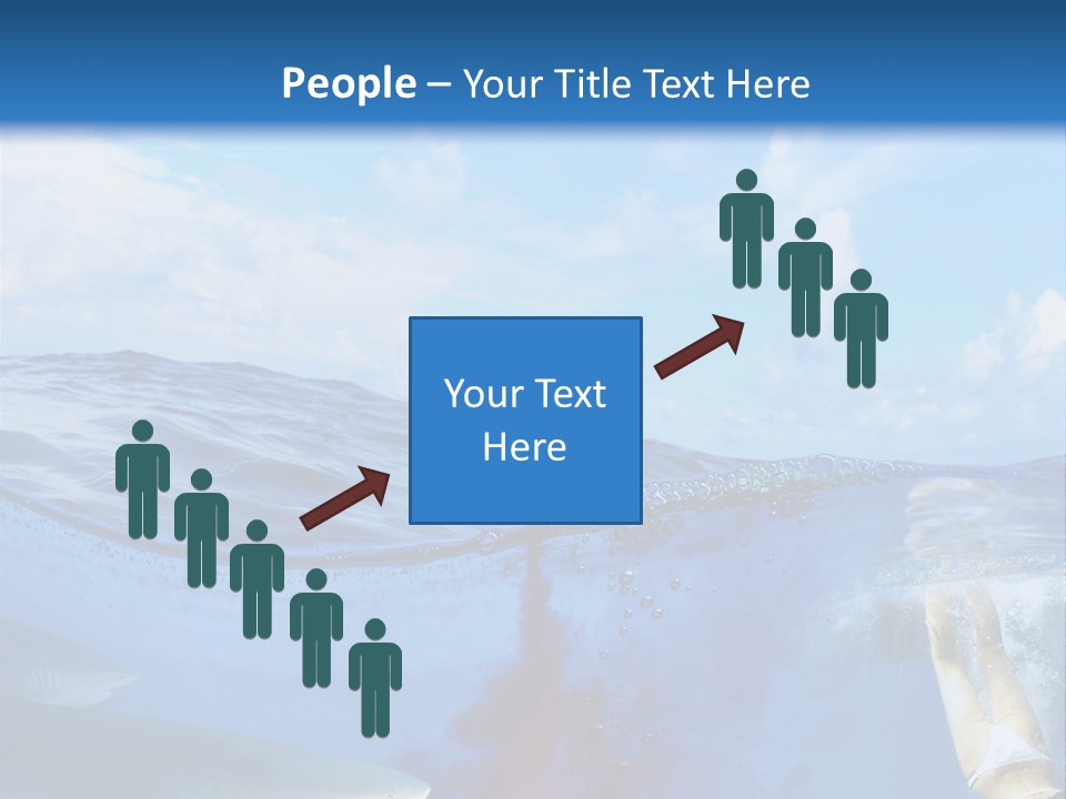 Underwater Shark Attack PowerPoint Template