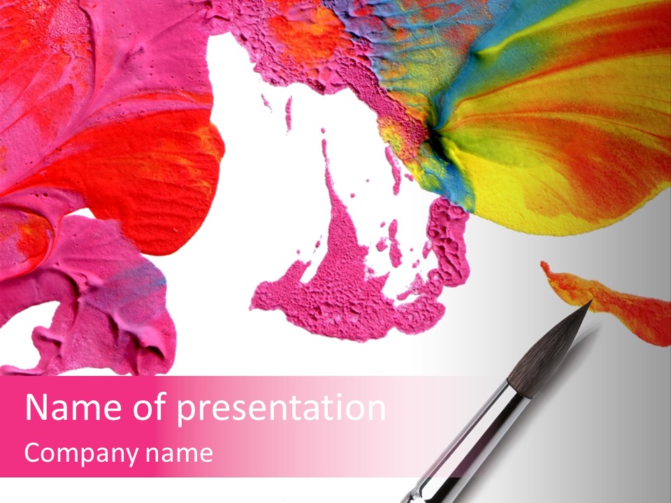 Paint Stock PowerPoint Template