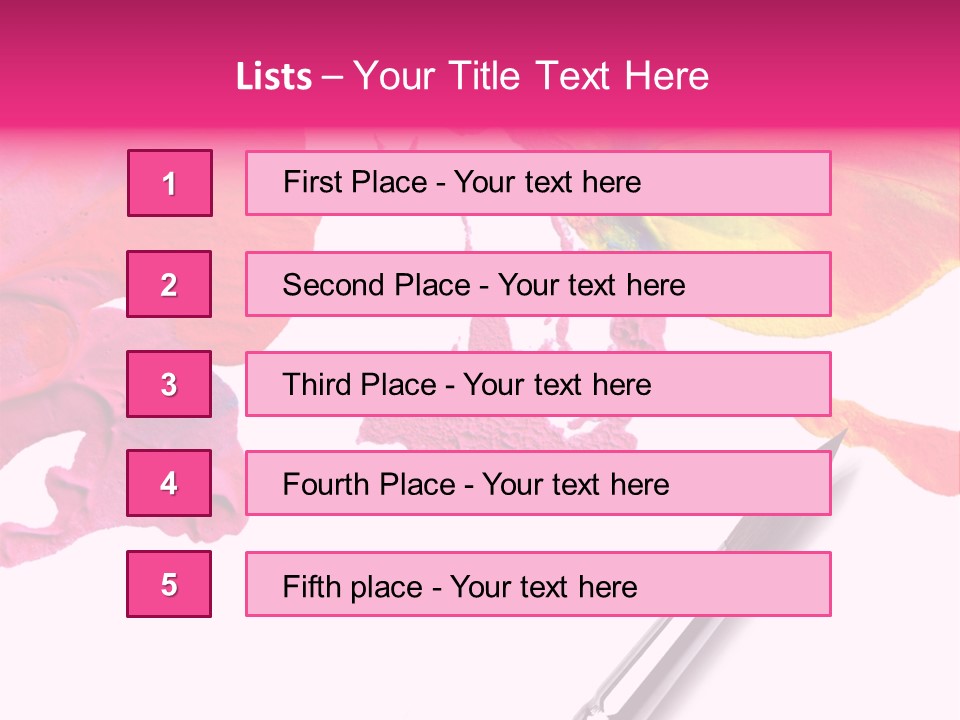 Paint Stock PowerPoint Template