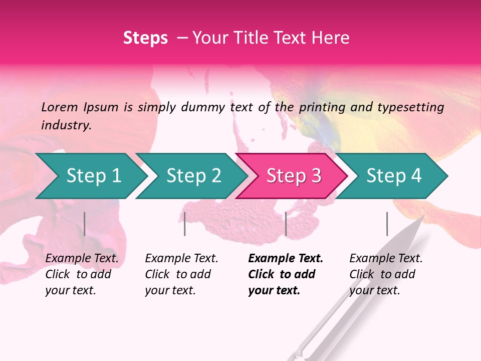 Paint Stock PowerPoint Template