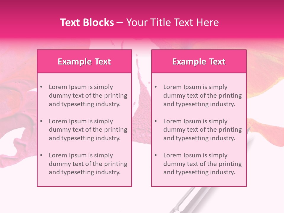 Paint Stock PowerPoint Template
