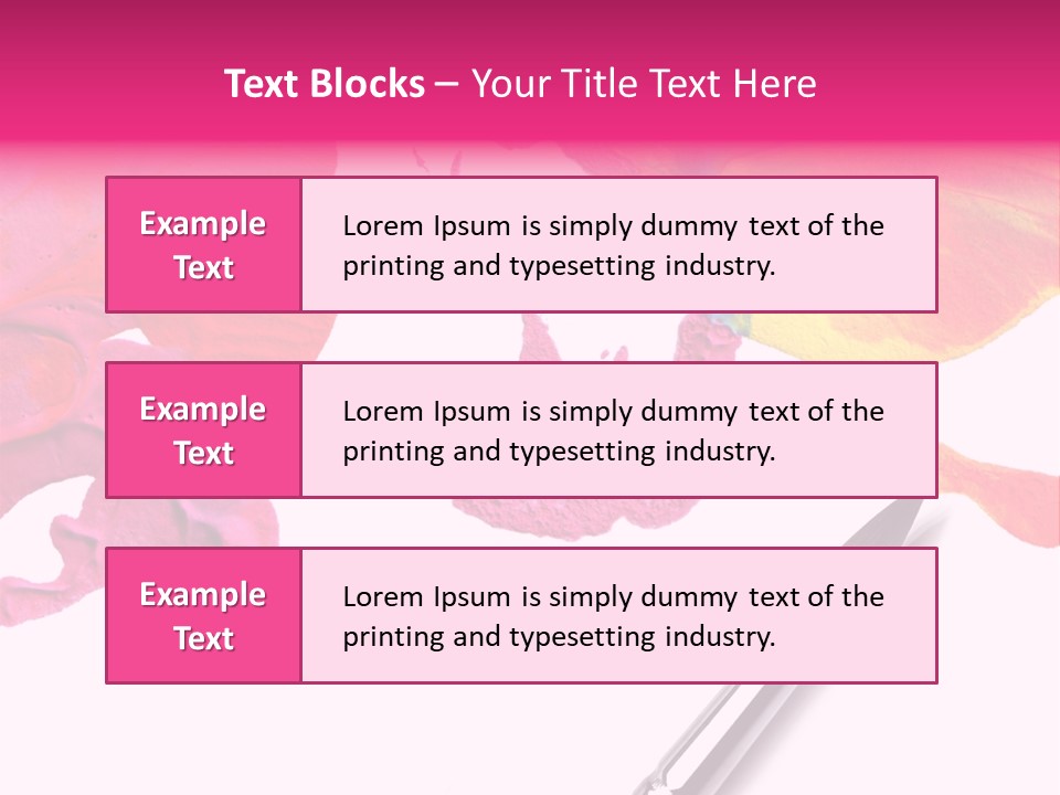 Paint Stock PowerPoint Template
