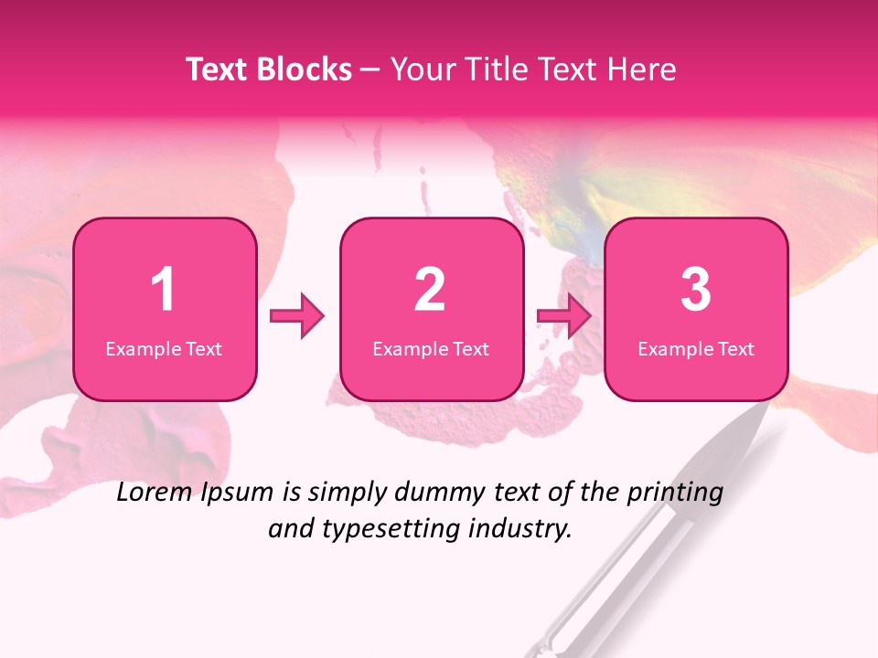 Paint Stock PowerPoint Template