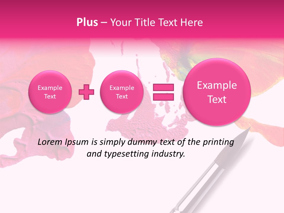 Paint Stock PowerPoint Template