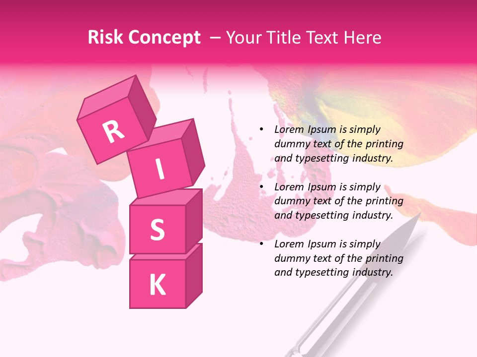 Paint Stock PowerPoint Template