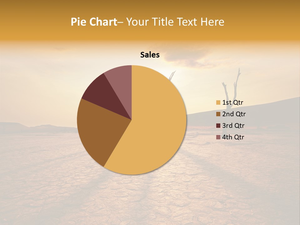 Dead Valley In Namibia PowerPoint Template