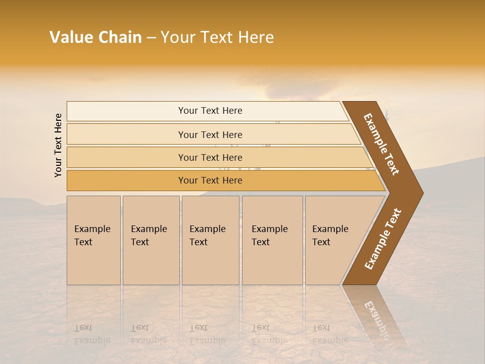 Dead Valley In Namibia PowerPoint Template