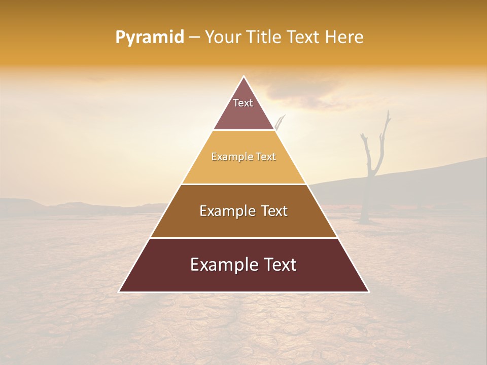 Dead Valley In Namibia PowerPoint Template
