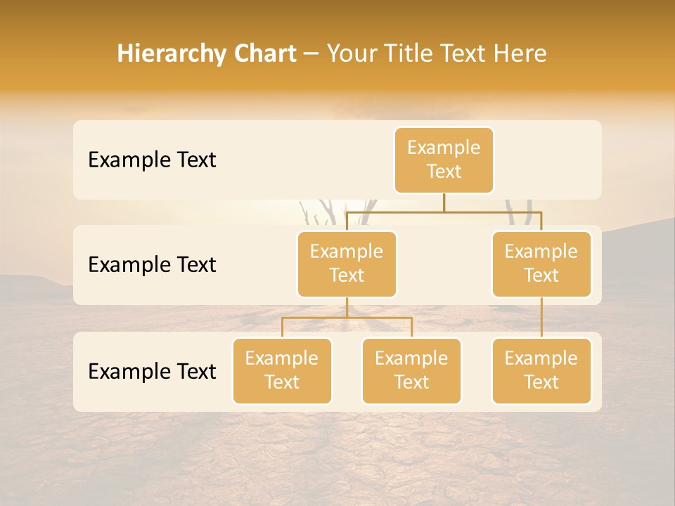 Dead Valley In Namibia PowerPoint Template