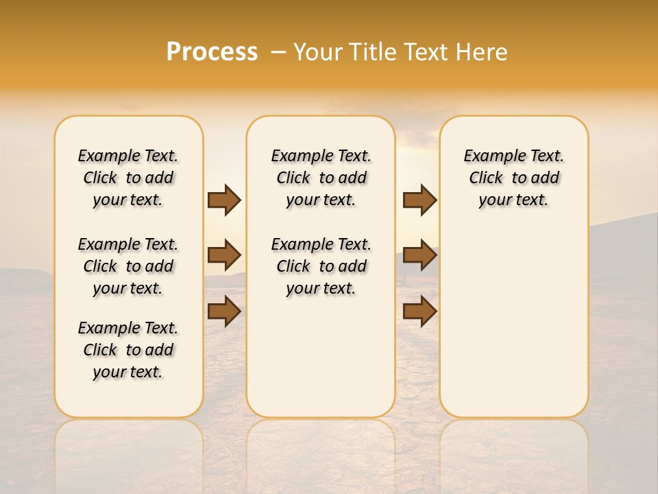 Dead Valley In Namibia PowerPoint Template